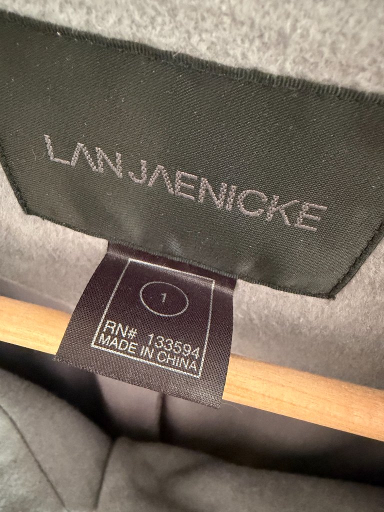 Cashmere Coat From Lan Jaenicke - Heather Grey — image 8 of 8